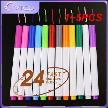 1-5 шт. Разных цветов Водорастворимый жидкий мел, детская ручка для рисования, непыляемая доска, меловой маркер, принадлежности для учителей