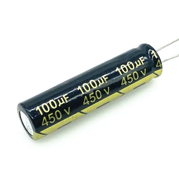 10 шт./лот алюминиевый электролитический конденсатор 100 МКФ 450 В 100 МКФ размер 13*50 20%