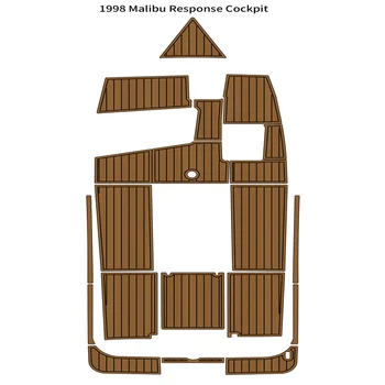 1998 Malibu Response Коврик для кокпита лодки EVA-пена, настил из искусственного тика на палубе, коврик для пола
