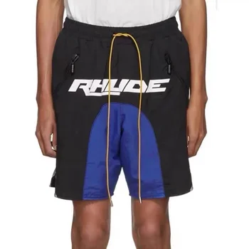 2023 Fashion Woman RHUDE 3M Светоотражающие шорты INS Manager Rapper с контрастным логотипом того же цвета