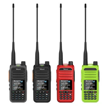 A36plus UHF/VHF/AM/FM Портативная рация Многофункциональная Голосовая Радиостанция Многодиапазонная С Цветным дисплеем Коммуникаторное устройство емкостью 2000 мАч