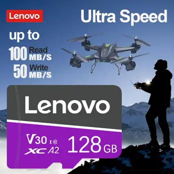 Lenovo Memory SD Карты 128 ГБ Micro TF / SD-карта 512 ГБ A2 1 ТБ Карта памяти 2 ТБ Флэш-карта TF Адаптер Android Телефон / Видеорегистратор / планшет