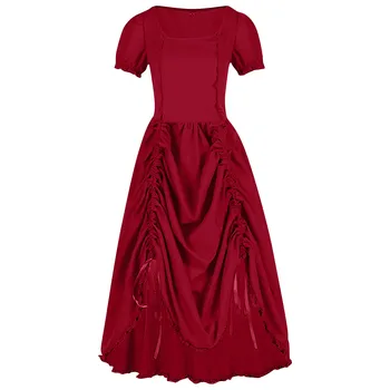 New In Dresses Облегающие Клубы сплошной цвет косплей Королевская вечеринка Свободное Платье Женское Классическое и Универсальное Платье Vestidos