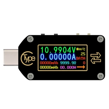 Rd Tc66 Type-C Pd Trigger USB вольтметр амперметр напряжение 2-полосный измеритель тока мультиметр зарядное устройство для Pd аккумулятор USB Tester1