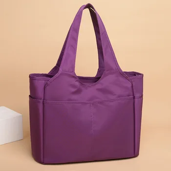 Весна 2023, новая модная Женская тканевая сумка из ткани Оксфорд, повседневная дорожная сумка большой емкости с несколькими карманами, нейлоновая сумка на плечо