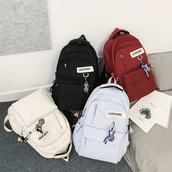Вместительный водонепроницаемый мужской женский рюкзак для колледжа, классная школьная сумка для девочек и мальчиков, женский ноутбук, студенческая мода, женские дорожные сумки для книг