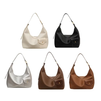 Женская сумка-тоут, модная сумка-тоут для подмышек, сумка через плечо, сумка с регулируемым ремешком, кошелек для работы