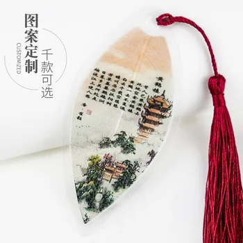 Закладки в классическом китайском стиле, отправляемые одноклассникам, учитель вознаграждает студентов, милая закладка в виде вены в китайском стиле, канцелярский подарок