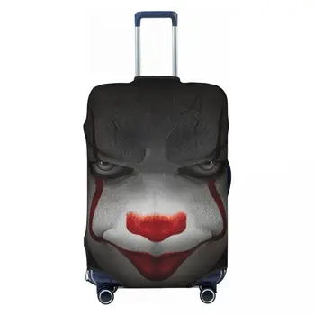 Изготовленный на заказ чехол для багажа Злого Клоуна на Хэллоуин, модные Защитные чехлы для чемодана персонажа фильма ужасов, костюм для 18-32 дюймов