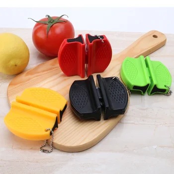 Инструмент для заточки кухонных ножей Mini ABS Home Kitchen Blade Rod Из вольфрамовой стали Camp Pocket Случайный цвет