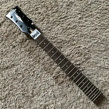 Короткие весы, незаконченный гриф для гитары Mini LP, клен с палисандром, 22 лады, Оригинал, Авторизованный HB, AN528