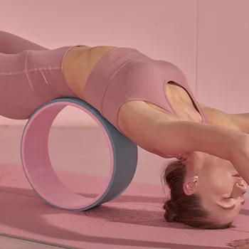 Круги для йоги 3D Точечный массаж Ролик для Йоги Колесо для Пилатеса Тренажер для спины Волшебная Талия для похудения Аксессуары для фитнеса