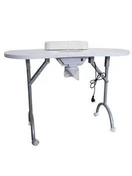 Маникюрный стол с пылесосом Стол для маникюра Оборудование для спа-салона красоты для ногтей Складной маникюрный стол + сумка для хранения