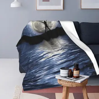 Между Небом и Землей Ультрамягкое одеяло из микрофлиса, современное теплое, подходит для дивана Multi Style