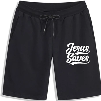Мужские шорты, основанные на цитате Иисуса, основанные на вере, христианский пуловер, классный для мужчин, Уютный, модный, хлопковый, мужской, классный, удобный