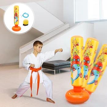 Надувная боксерская колонна, детский мешок с песком для фитнеса, утолщенные игрушки, детский спорт