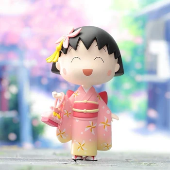 Оригинальный Kawaii Maruko Chan Kimono Series 2 Chibi Maruko-Chan 52TOYS Фигурка Куклы Игрушки Подарки На День Рождения Для Девочек Дети