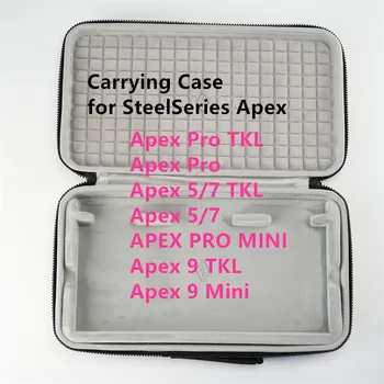 Портативный чехол для SteelSeries Apex 5 7 9 Mini Pro TKL, чехол для клавиатуры, коробка для хранения, защита, жесткая оболочка, водонепроницаемая сумка