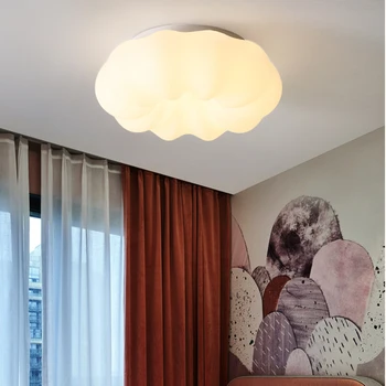 Потолочный светильник Cloud pumpkin, люстра двойного назначения cream wind, лампа для спальни, люстра для гостиной, столовой, современные простые лампы