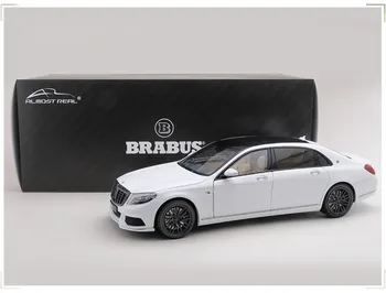 Почти настоящий 1/18 Для Brabus 900 Для Benz Maybach S CLASS Отлитая под Давлением Модель Автомобиля Подарочная коллекция Черный/Белый/Серебристый Металл, Пластик