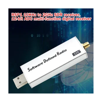 Приемник SDR RSP1 от 10 кГц до 2 ГГц USB2.0 с 12-битным АЦП Авиационного диапазона, Совместимый с радио RSP1 HF AM FM SSB CW