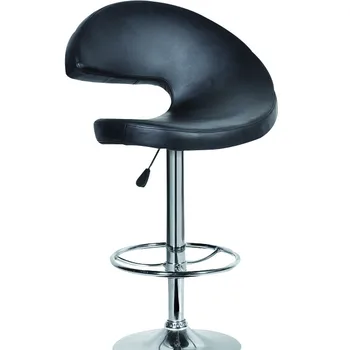 Продается черный стул для ног из искусственной кожи хорошего качества, поворотный стул для гостиной
