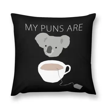 Рождественская подушка Koala Tea puns, наволочка для дивана