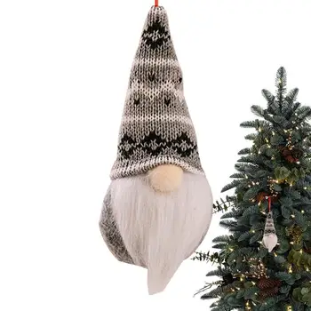 Рождественские украшения, большая стоящая кукла-эльф с убирающимися ножками, плюшевый гном, шведская милая фигурка ручной работы, декор