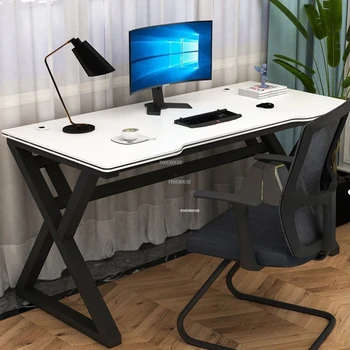 Современные деревянные настольные компьютерные столы Домашний игровой стол в спальне Простая креативная офисная мебель Студенческий письменный стол