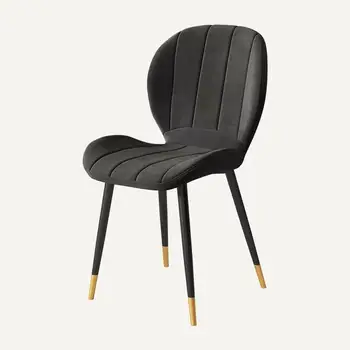 Современный минималистичный домашний стул с мягкой спинкой Nordic Light Роскошный стул для макияжа Стул для спальни столовой