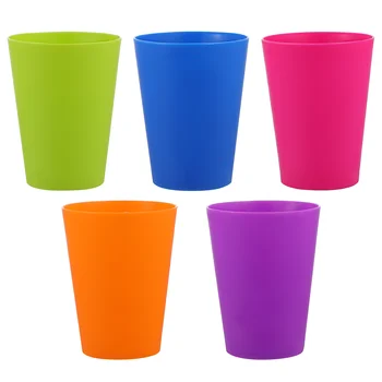 Стеклянные пивные стаканчики, легкие пластиковые одноразовые кофейные кружки ярких цветов
