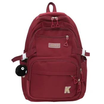 Студенческие сумки средней школы для девочек-подростков, рюкзак для мальчиков, женский нейлоновый рюкзак для отдыха в кампусе