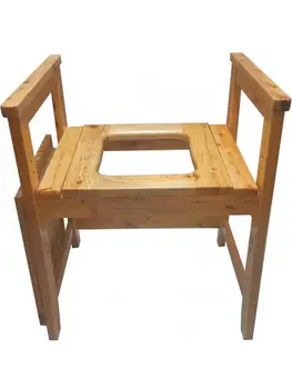 Туалетный стул для беременных женщин, передвижной унитаз из массива дерева, приподнятый каркас, укрепление унитаза для пожилых людей, табурет для ванной, домашний стул для сидения на корточках