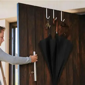 Универсальные крючки над Дверью Компактные Металлические Крючки-вешалки для дверей Простые в использовании Решения для ванной Комнаты Полотенце для спальни для тяжелых