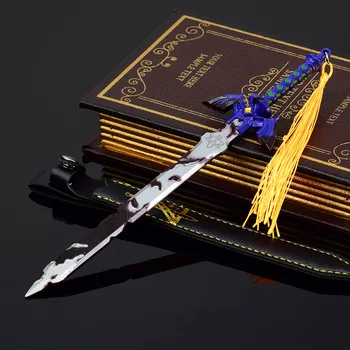 Фантастическое Оружие Hyrule Tears of The Kingdom Master Sword22cm Аниме Нож Оружие Металлический Самурайский Меч Брелок Подарки Игрушки Для Мальчиков
